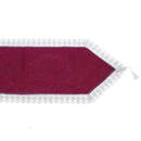 Deco Floral Lace Table Runner Kitchen and Dining Elegant Burgundy 200*40 cm