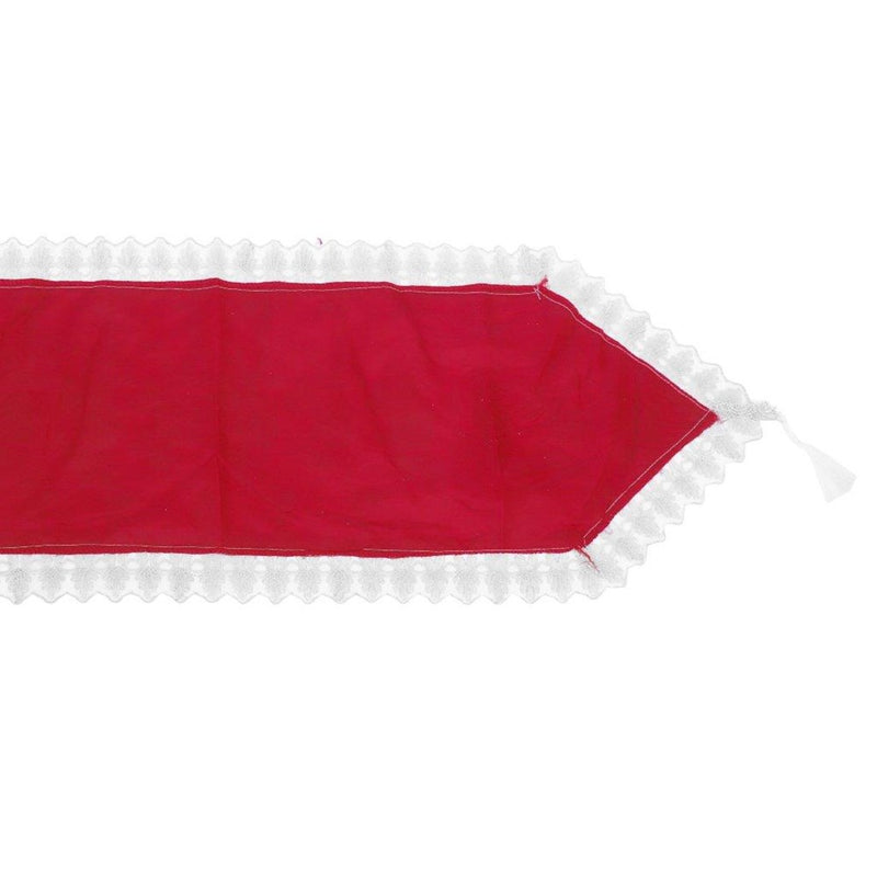 Deco Floral Lace Table Runner Kitchen and Dining Elegant Red 200*40 cm