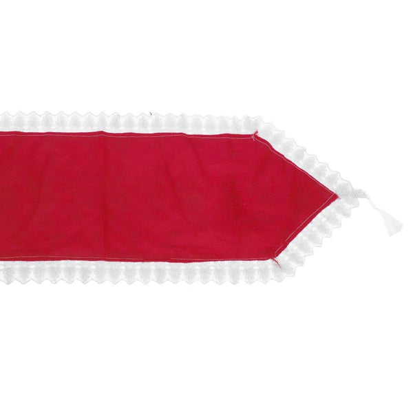 Deco Floral Lace Table Runner Kitchen and Dining Elegant Red 200*40 cm