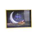 Ramadan Deco Food Tray Rectangle Eid Serving Tray Set of 2 Pcs 31*39/24*33 cm