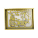 Ramadan Deco Food Tray Rectangle Eid Serving Tray Set of 2 Pcs 31*39/24*33 cm
