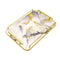 Ramadan Deco Food Tray Rectangle Eid Serving Tray Set of 2 Pcs 31*39/24*33 cm