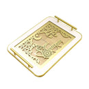 Ramadan Deco Food Tray Rectangle Eid Serving Tray Set of 2 Pcs 31*39/24*33 cm
