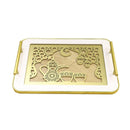 Ramadan Deco Food Tray Rectangle Eid Serving Tray Set of 2 Pcs 31*39/24*33 cm