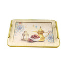 Ramadan Deco Food Tray Rectangle Eid Serving Tray Set of 2 Pcs 31*39/24*33 cm