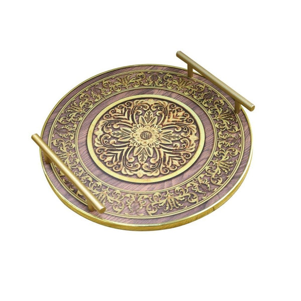 Ramadan Deco Food Tray Rectangle Eid Serving Tray Set of 2 Pcs 31*39/24*33 cm