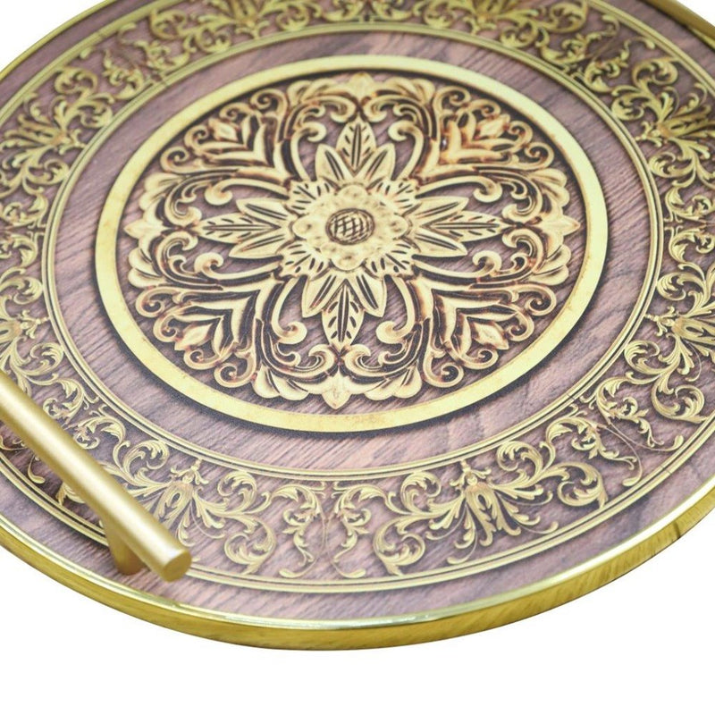 Ramadan Deco Food Tray Rectangle Eid Serving Tray Set of 2 Pcs 31*39/24*33 cm