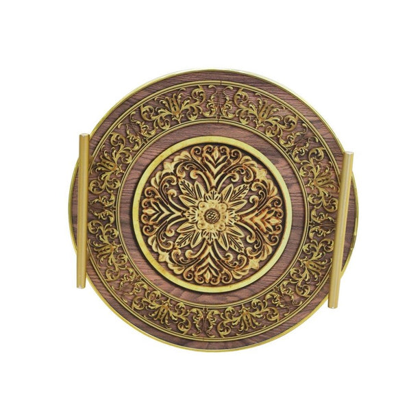Ramadan Deco Food Tray Rectangle Eid Serving Tray Set of 2 Pcs 31*39/24*33 cm