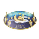 Ramadan Deco Food Tray Oval Eid Serving Tray Set of 2 Pcs 34*24/40*30 cm
