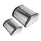 Stainless Steel Bread Bin Set/2 21834SET 4 Pcs/Ctn