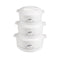 White Hot Pot Insulated Food Warmer Casserole Set of 3 6L 9L 13L 37331SET 2 Pcs/Ctn