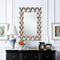 Home Decor MDF Hallway Console Table and Mirror Set Crystal Mirror Finish V 120*40*80 cm/80*120*2 cm 42040SET 1 Pcs/Ctn