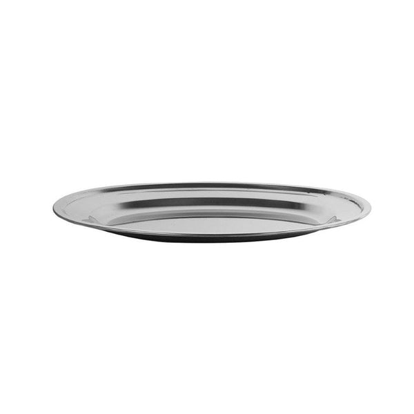 Stainless Steel Oval Serving Plate 16 inch