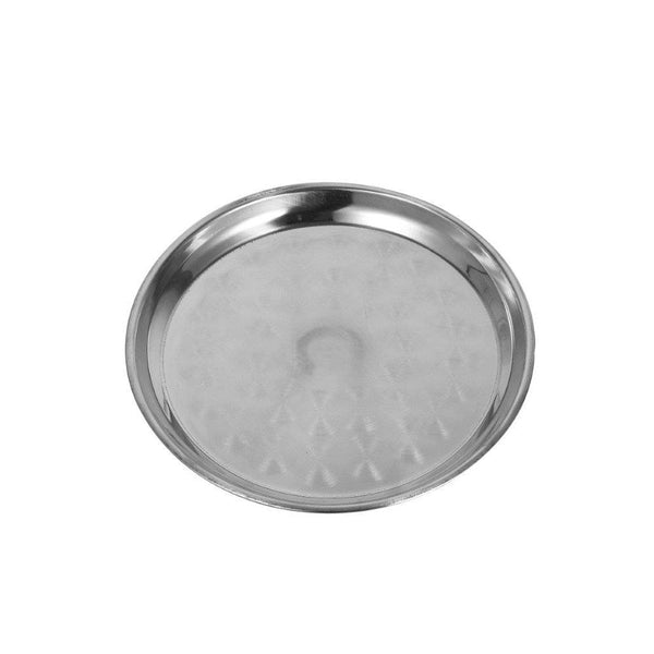 Stainless Steel 30 cm Round Serving Tray