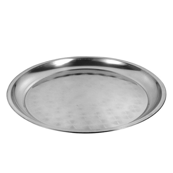 Stainless Steel Round Deep Silver Serving Tray 70 cm (Ctn Box 20 units)