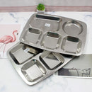Multicompartment Stainless Steel Lunch Tray Thali 35X26.5 c, (Ctn Box 100 units)