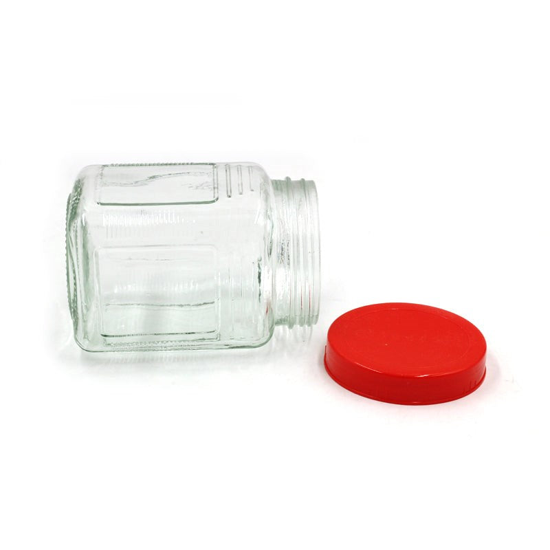 Glass Storage Jar Cookies and Candies 14*8 cm