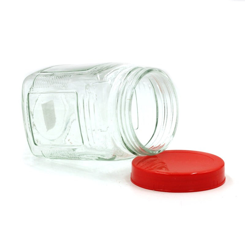 Glass Storage Jar Cookies and Candies 14*8 cm