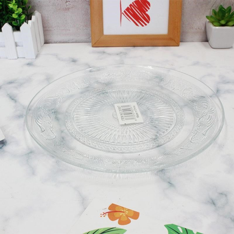 Dinnerware Glass Plate 9 inch
