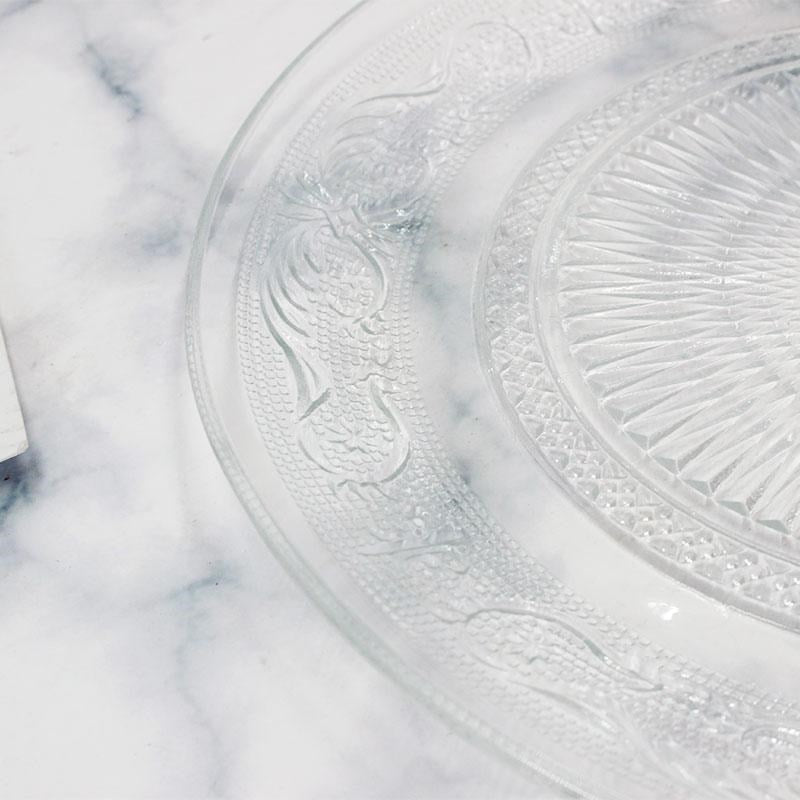 Dinnerware Glass Plate 9 inch