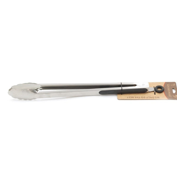Heavy Duty Stainless Steel BBQ and Kitchen Tongs 12 Inch