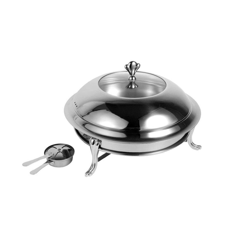 Stainless Steel Chafing Dish Deluxe Quality Banquet Food Warmer 22 cm