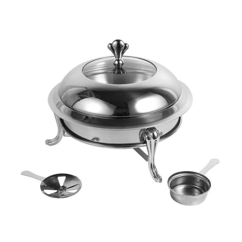 Stainless Steel Chafing Dish Deluxe Quality Banquet Food Warmer 22 cm