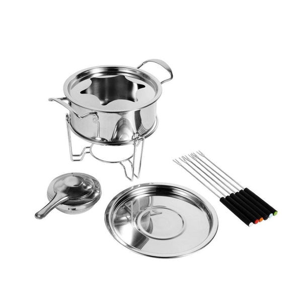 Stainless Steel Fondue Set Cheese, Chocolate and Meat 18*17 cm
