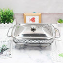 Stainless Steel Food Warmer Chafing Dish 1.5 Litre