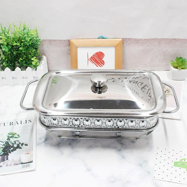 Stainless Steel Food Warmer Chafing Dish 1.5 Litre