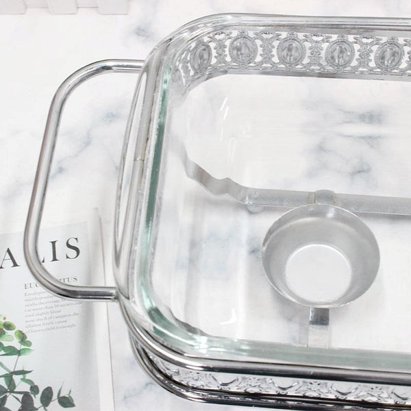 Stainless Steel Food Warmer Chafing Dish 1.5 Litre