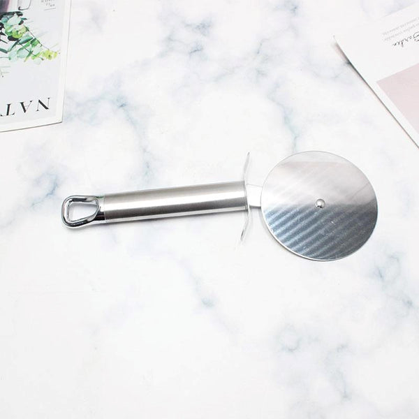 Professional Stainless Steel Pizza Wheel Cutter Slicer 22 cm