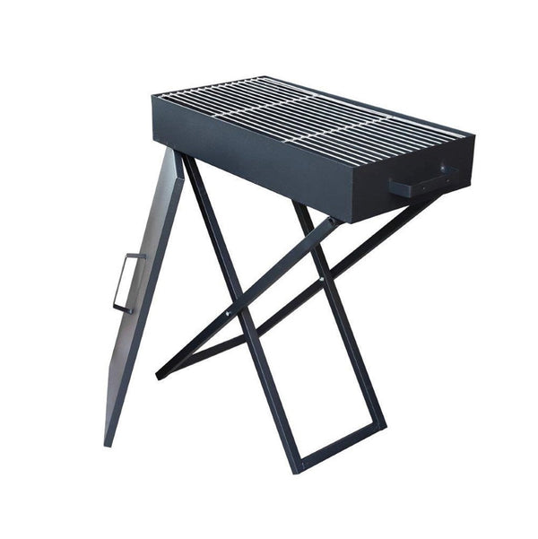 Medium Outdoor Portable Foldable Charcoal BBQ with Grill 30*60 cm