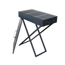 Large Outdoor Portable Foldable Charcoal BBQ with Grill 40*70 cm