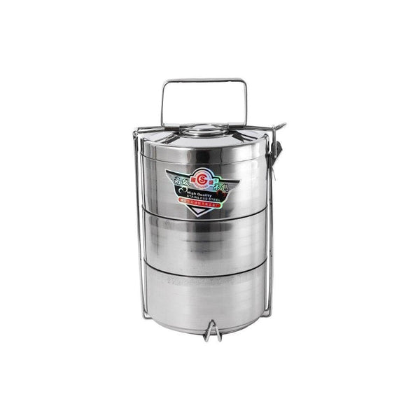 Stainless Steel 3 Layer Insulated Tiffin and Lunch box 21*14 cm