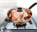 Casserole Sauce Pot Glass Lid 22 cm