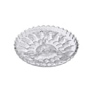 Fruits Nuts and Candies Glass Serving Divided Plater 22.5 cm