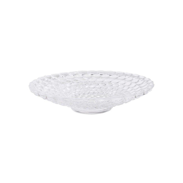 Crystal Glass Round Fruit Plate 36*7 cm
