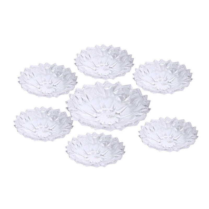 Crystal Glass Fruit & Salad Round Bowl 32*8.8 cm