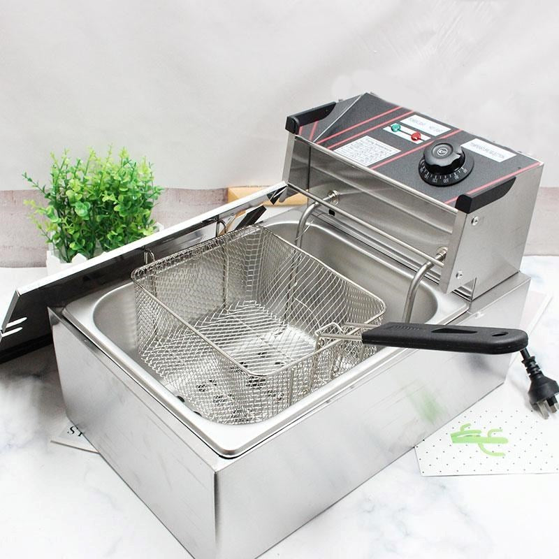 Commercial Grade Deep Fryer Single Tank 6 Litter (2500W)