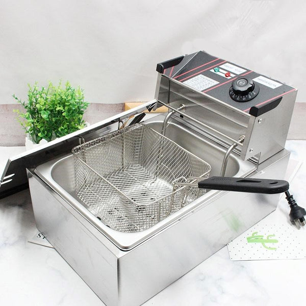 Commercial Grade Deep Fryer Single Tank 6 Litter (2500W)