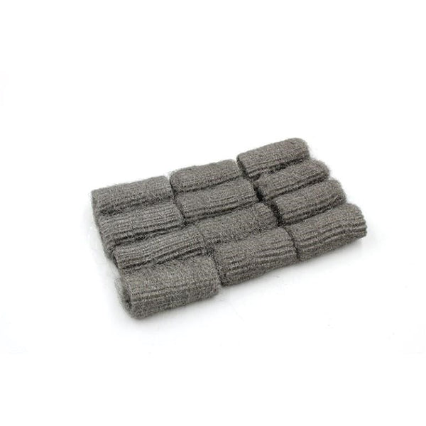 Stainless Steel Sponges Scourers Pack of 12 8 cm