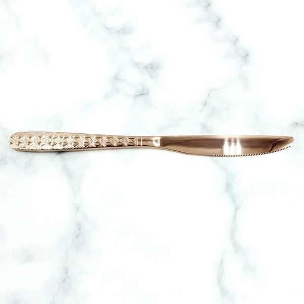 Stainless Steel Gold Table Knife Set of 6 Pcs
