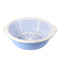 Plastic Bowl with Strainer Set of 3 Pcs 31 cm 4L