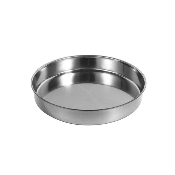 Stainless Steel Round Deep Baking Tray 24 cm depth 5 cm