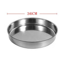 Stainless Steel Round Baking Tray 36 cm depth 5 cm