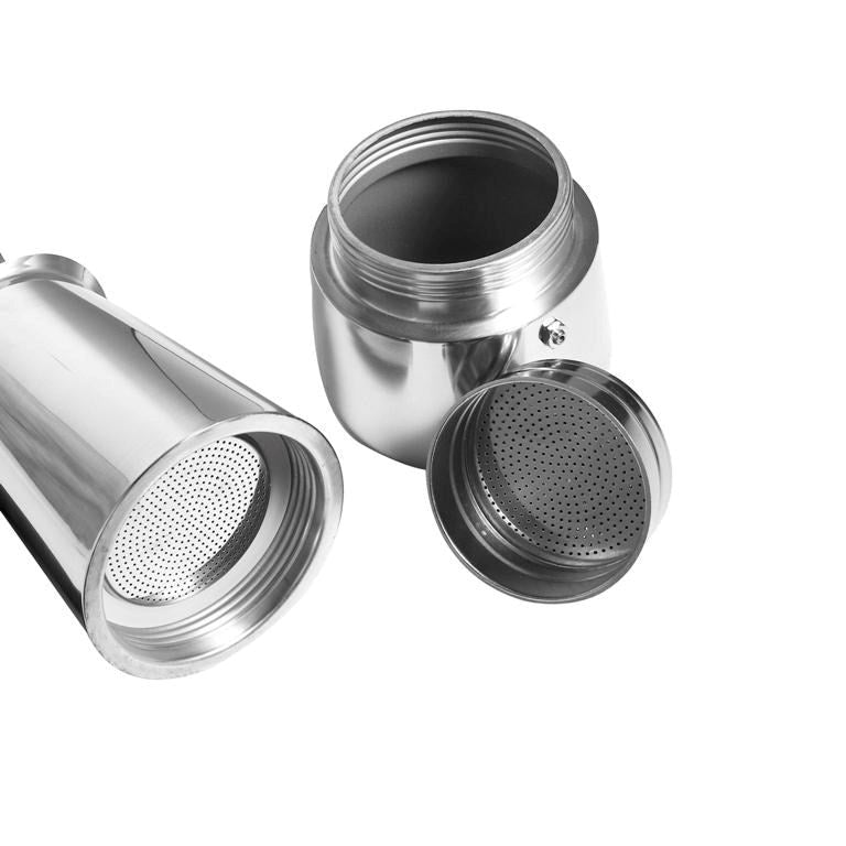Stainless Steel Stove Top Coffee Maker 12 Cup 26.5 cm