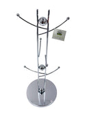 Coffee and Tea Mug 6 Cups Stand Tree Holder Chrome Plated High Quality, 15(D)*40(H) cm
