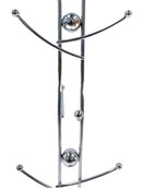 Coffee and Tea Mug 6 Cups Stand Tree Holder Chrome Plated High Quality, 15(D)*40(H) cm