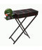 Medium Outdoor Portable Foldable Charcoal BBQ with Grill and Fan 30*60 cm